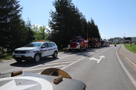 Dan varnosti v prometu 23 redarstvo in gasilci povorka